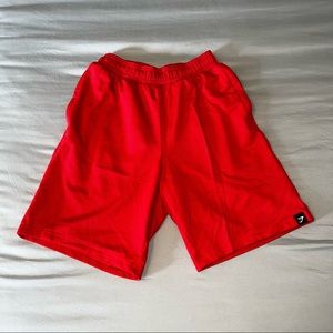 Gymshark Red Athletic Shorts